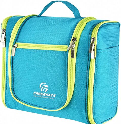 Hanging Toiletry Bag Extra Large Capacity | Premium Travel Organizer Bags For Men And Women | Durable Waterproof Nylon Bathroom, Shower, Makeup Bag For Toiletries, Cosmetics, Brushes in Kuwait
