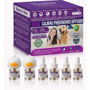 Dog Calming Pheromone Diffuser Kit for Anxiety, 2 Diffusers & 4 Refills in Saudi Arabia