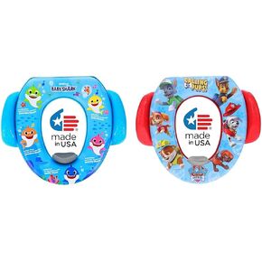 Nickelodeon Baby Shark "Sharktastic" Soft Potty Training Seat - Soft Cushion, Baby Potty Training, Safe, Easy to Clean in Saudi Arabia