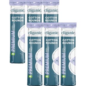 Cliganic Premium 100% Cotton Makeup Remover Pads 540 Count, (Pack of 6) in Kuwait