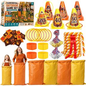 52PCS 6 in 1 Fall Festival Games Set，Thanksgiving Games for Family Party in Kuwait