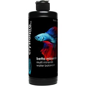 Crystalpro Betta Minerals - Creates Natural Beta Water Environment - Reduces Stress - Essential Minerals for Soft & RO Water - Fish Health Boost (4.2 Oz / 125ml) in Saudi Arabia