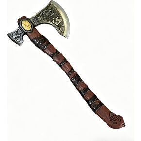 Monisorly Fake Toy Axe Halloween Prop - Foam Battle Bloody Axe Prop for - Fake Hatchet Prop Weapons - Funny Supplies for Halloween Cosplay Themed Party in Kuwait