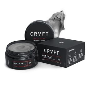 CRVFT Hair Clay 2oz | Medium Hold/Zero Shine Matte Finish | Add Volume & Texture | Ideal for Textured, Short & Medium Styles | Reworkable | [High Density] Clay Base, Stylist Approved [Unscented] in Saudi Arabia
