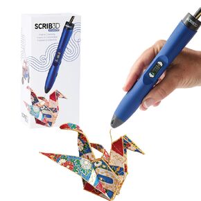 SCRIB3D Advanced 3D Printing Pen with 20 Feet of Filament, Stencil Book, and Project Guide in Saudi Arabia