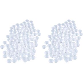 HAUTOCO 120 Pieces Transparent Glass Dome Cabochons Round Cabochons Tiles, Non-calibrated Round 1 inch/25mm for Craft Cameo Pendants Photo Jewelry Necklaces in Kuwait