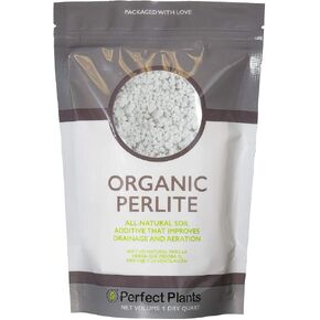 البيرلايت العضوي من Perfect Plants - يُضاف إلى التربة لمصانع الحاويات الداخلية والخارجية لإدارة الصرف الصحي وتعزيز النمو (8qts.) in Kuwait