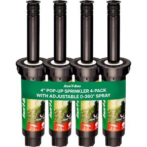 Rain Bird 1804VAN Professional Pop-Up Sprinkler, Adjustable 0� - 360� Pattern, 8' - 15' Spray Distance, 4" Pop-up Height (4 Pack) in Saudi Arabia