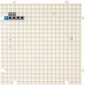 Stained Glass Cutting Mat Waffle Grid with Tray, Rubber Pads, Breaker Ball, Non-Slip Grip Rings, 12''x12'' Tiffany Glass Sheet Cutting Tool Kits & Glass Shard Collector for DIY Craft (White-1 Pack) in Saudi Arabia