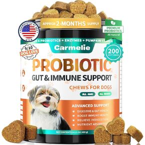 Probiotics for Dogs Yeast, Gut Health for Digestive Enzymes 200ct in Saudi Arabia