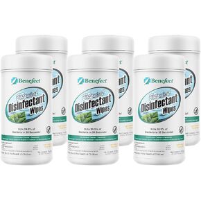 Benefect Botanical Disinfecting Wipes - (250 Wipe Count) Natural, No Residue - Antibacterial Disinfectant, Multi-Surface Cleaning and Sanitizing Wipes in Saudi Arabia