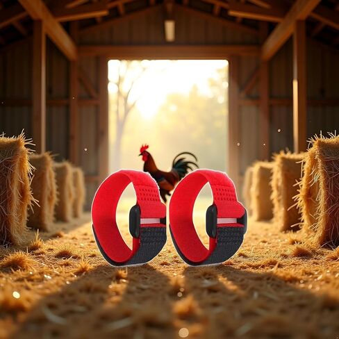 2Pcs Crow Rooster Collars, Adjustable Nylon Anti-Noise Neck Belt for Chickens and Poultry Birds, Humane Crow Collar to Prevent Screaming, Chicken Collar Harness Set? in Saudi Arabia