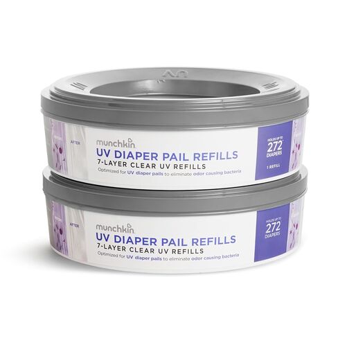 Munchkin® UV Diaper Pail Refill Rings, 544 Count, 2 Pack (272 Count Each) in Kuwait