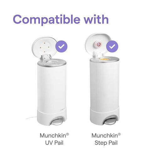 Munchkin® UV Diaper Pail Refill Rings, 544 Count, 2 Pack (272 Count Each) in Kuwait
