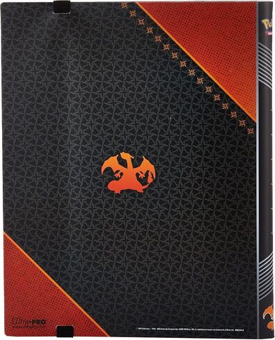Ultra Pro - Pokemon: Charizard 9-Pocket Full-View PRO Binder Red, Trading Card Collector's Album Display Binder Protection Solution in Kuwait