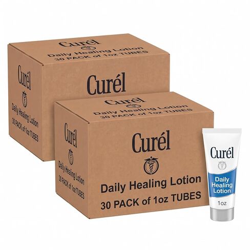 Curél Daily Healing Body Lotion for Dry Skin, Hand and Body Moisturizer Repairs Dry Skin and Retains Moisture, with Advanced Ceramides Complex, 20 Ounce in Kuwait