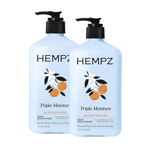 HEMPZ Body Lotion Triple Moisture - Grapefruit & Sparkling Peach Daily Moisturizing Cream, Shea Butter Body Moisturizer Skin Care Products - Large in Saudi Arabia