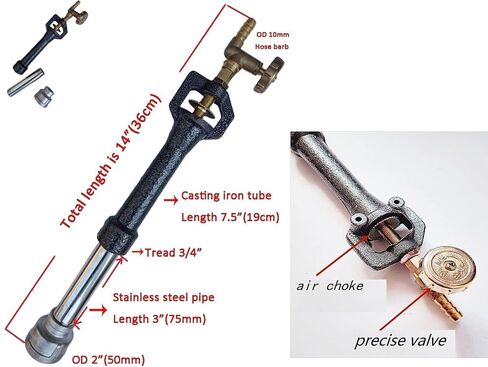 16KG(35LBs) Single Burner Gas Metal Melting Furnace Foundry2 Crucibles Tong Casting Mold Gas Forge in Kuwait