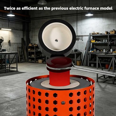 3kg Gold Melting Furnace 1800W | 2102°F Electric Furnace | Includes Graphite Crucible | Gold Melting Kit | Suitable for Casting and Refining Jewelry, Gold, Silver, Copper, and Aluminum (110V) in Kuwait