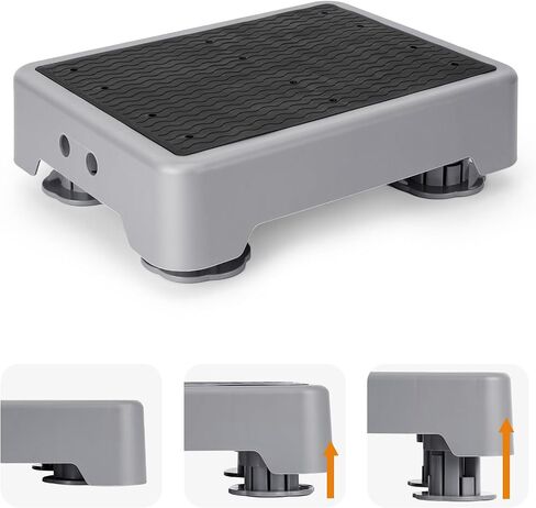 StrongTek One Step Stool for Adults and Elderly, Plastic Stair Riser with Non-Slip Surface and Feet, Portable for Shower, Bathtub, Car, Outdoor, Mobility Step Platform 400 lbs Capacity in Kuwait