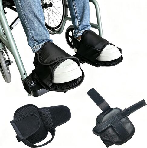 Wheelchair Shoe Holder Straps Safety Restraint Shoes Keep Feet from Sliding Off The Wheelchair Pedals Foot Rests for Elderly Patient in Saudi Arabia