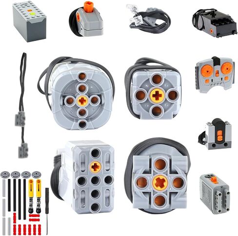 SEEMEY 32Pcs Power Function Set Motor Compatible with L Brand Technic-Parts in Saudi Arabia