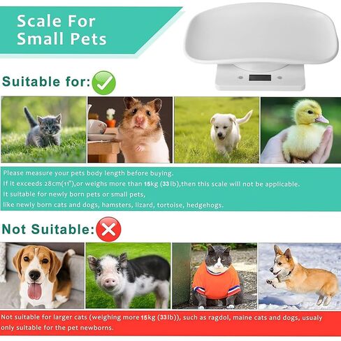 Digital Pet Scale,Puppy Scales Digital Small Animals Scales for Weighing in Kuwait
