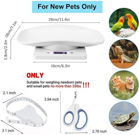 Digital Pet Scale,Puppy Scales Digital Small Animals Scales for Weighing in Kuwait