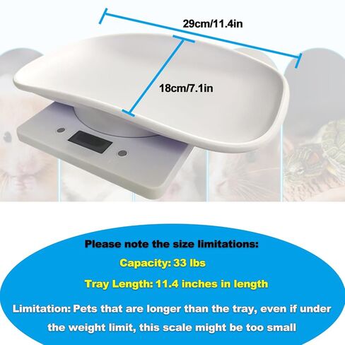 Digital Pet Scale,Puppy Scales Digital Small Animals Scales for Weighing in Kuwait