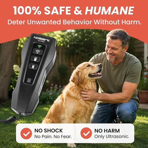NoBark Ultra Ultrasonic Anti Barking Device & Dog Bark Deterrent in Saudi Arabia