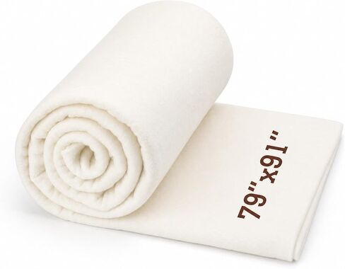 Cotton Quilting Batting Natural Quilt Batting 79 x 91 Inch 200gsm in Saudi Arabia