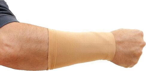 Tatjacket Tattoo Cover Up Concealer Sleeve Concealer Cover Up Cover Cover Cover Cover Cover Cover Cover Sleeve, Under Arm أو Ankle Protection, Free slip for Men and Women (Unisex)، عبوتين، بني in Kuwait