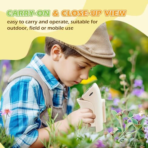 Handheld Digital Microscope for Kids, 1000X, 2.1'' HD LCD Screen in Saudi Arabia