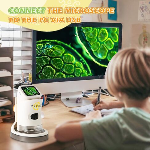 Handheld Digital Microscope for Kids, 1000X, 2.1'' HD LCD Screen in Saudi Arabia