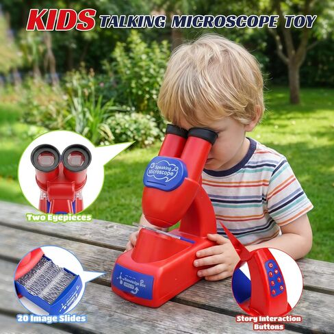 Kids Talking Microscope, Interactive Speaking Microscope with Facts & Quiz in Kuwait