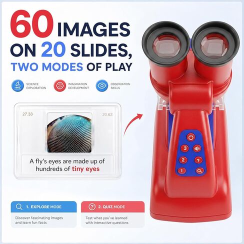 Kids Talking Microscope, Interactive Speaking Microscope with Facts & Quiz in Kuwait