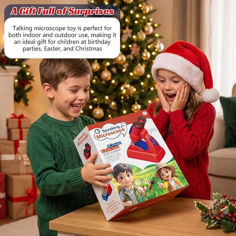 Kids Talking Microscope, Interactive Speaking Microscope with Facts & Quiz in Kuwait