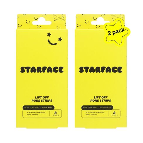 Starface Lift Off Pore Strips, Blackhead Remover, Deep Cleansing Nose Strip, Patches for Nose Pores (8 count) in Kuwait
