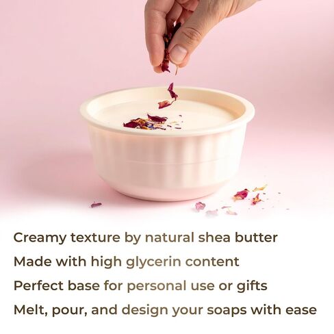 velona 10 lb - Shea Butter Soap Base, Melt & Pour, SLS/SLES Free in Kuwait