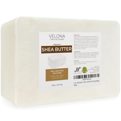 velona 10 lb - Shea Butter Soap Base, Melt & Pour, SLS/SLES Free in Kuwait