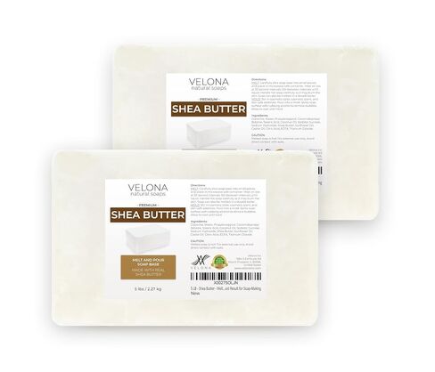 velona 10 lb - Shea Butter Soap Base, Melt & Pour, SLS/SLES Free in Kuwait