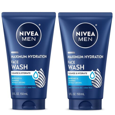 Nivea Men Maximum Hydration Moisturizing Face Wash with Aloe Vera, 5 Fl Oz Tube in Saudi Arabia