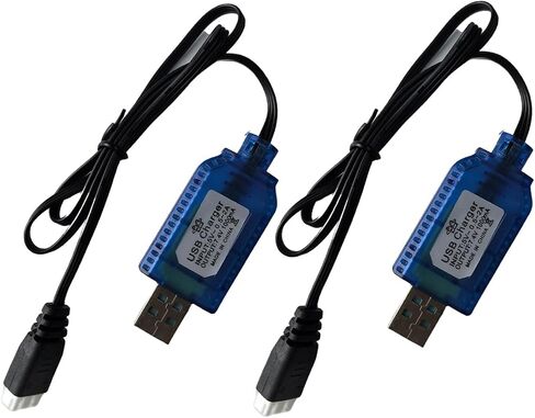 7.4V USB Charger Cable with XH-3Pin Plug Universal Compatible RC Car RC Plane RC Tank RC Boat and Other Remote Control Toys for Universal 7.4V Battery USB Charger with Battery Protection in Saudi Arabia