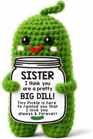 Gifts for Him Her Girlfriend Boyfriend Women Men Handmade Crochet Pickle in Saudi Arabia
