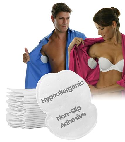 Kleinert's Underarm Sweat Pads 24 Premium Quality Absorbent Dress Shields Armpit Guards in Kuwait