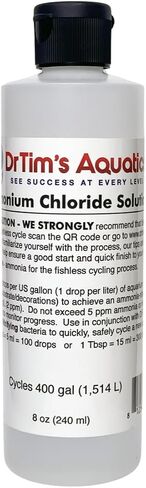 DrTim's Aquatics Ammonium Chloride Aquarium 100% Natural – 8 Oz. (Dr Tims Aquatics Ammonium Chloride | Saltwater Freshwater and Reef Aquariums, 100% Natural, 8 Oz) in Kuwait