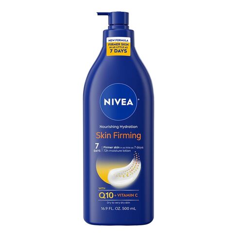 NIVEA Nourishing Skin Firming Body Lotion with Q10 and Vitamin C, 16.9 Fl Oz Pump Bottle in Kuwait