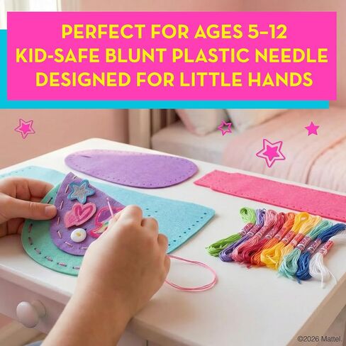 Barbie® Sew Your Own Minibag Kit for Kids Ages 6-12 - 6 Felt Bag Projects in Kuwait