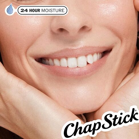 ChapStick Classic Spearmint, Cherry and Strawberry Lip Balm Tubes Variety Pack - 0.15 Oz Each (Pack of 3) in Saudi Arabia