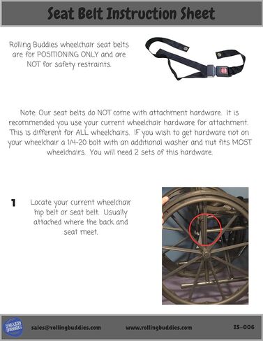 Wheelchair Seat Belt up to 48" Auto Style Metal Buckle Fits Most Newer Medline, Drive, E&J, ALCO and Other Manual Wheelchairs in Kuwait